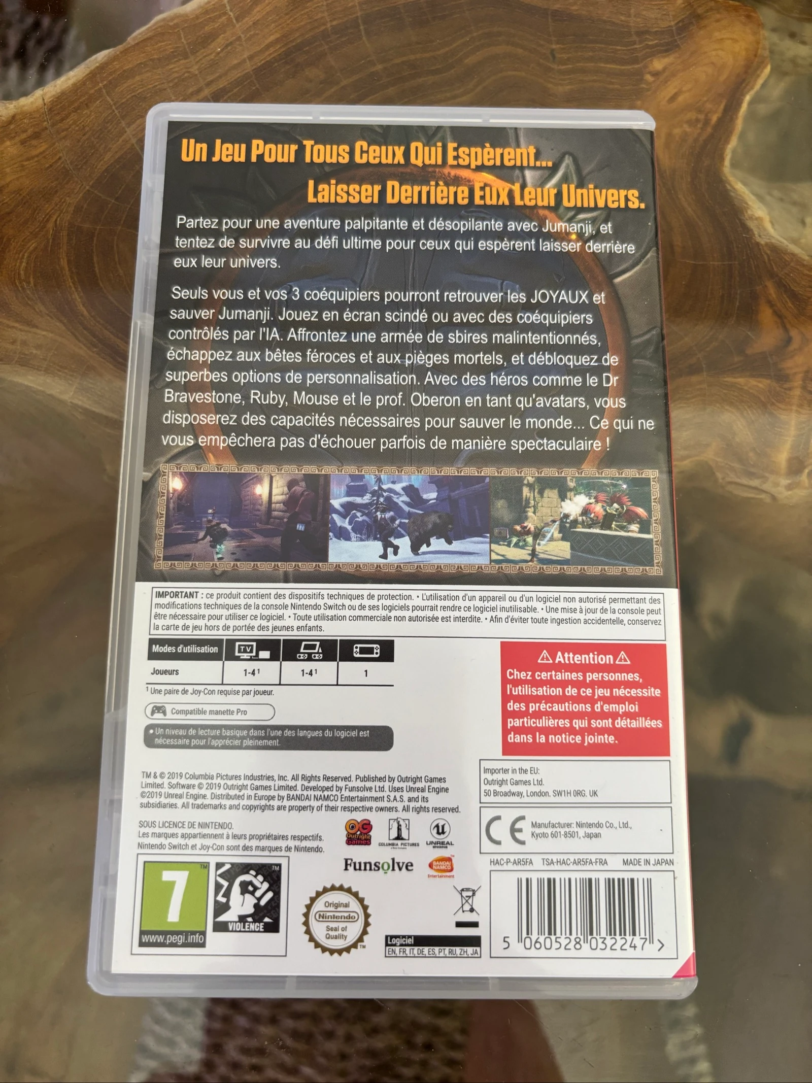 Juego Nintendo Switch Jumanji – photo 2